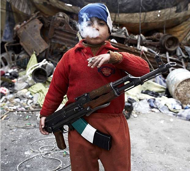 Syryjski siedmioletni rebeliant