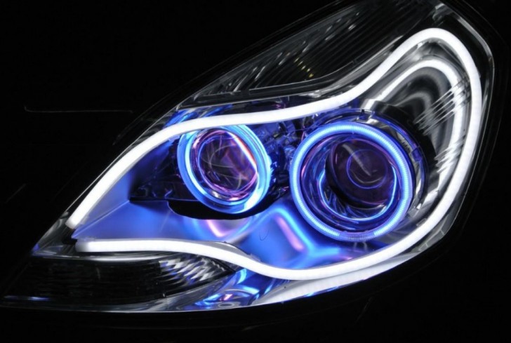 NEW-free-shipping-60CM-Car-Headlight-LED-strip-light-daytime-running-light-turning-light-car-light