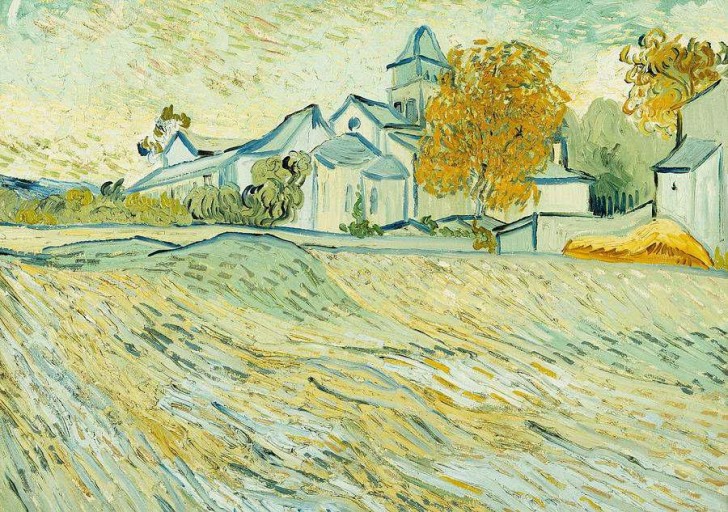 fot. Widok kaplicy w przytułku św. Pawła, Van Gogh, 1889