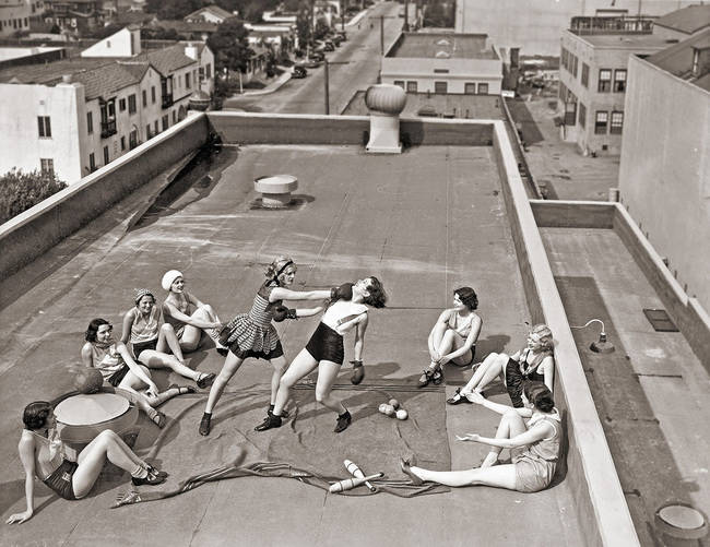 Kobiecy boks, 1930.
