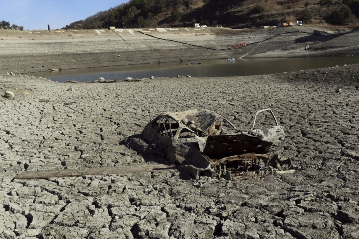 californias-drought-just-kept-getting-worse-the-remains-of-an-automobile-are-pictured-on-the-bottom-of-the-almaden-reservoir-near-san-jose-california-january-21-2014