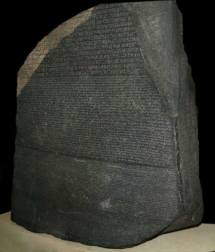 Kamień z Rosetty w Muzeum Brytyjskim. Źródło: wikipedia.