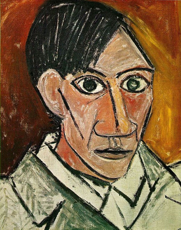 picasso-self-portrait-25-years-old-1907