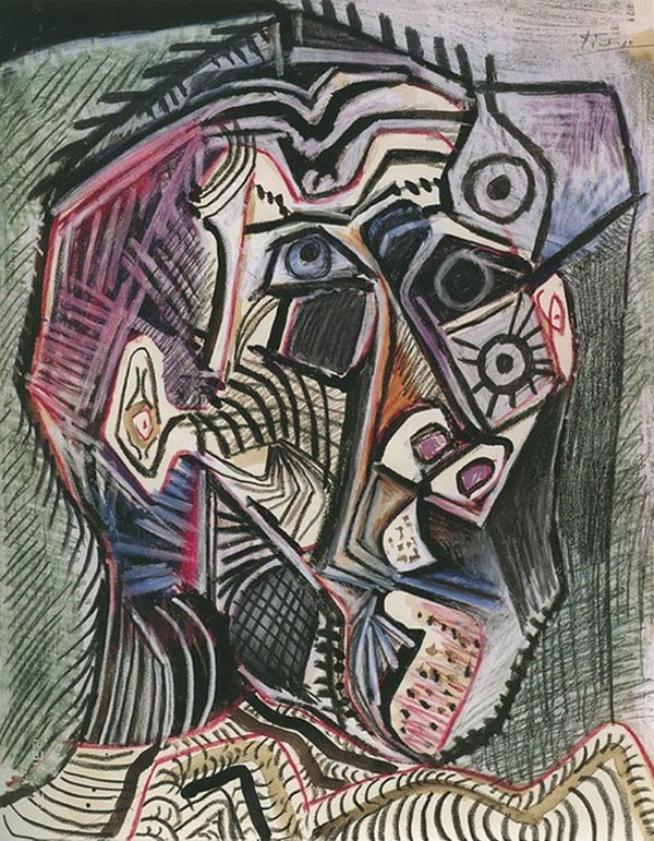 picasso-self-portrait-90-years-old-june-28-1972