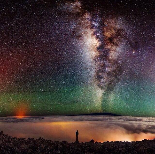 Droga Mleczna widziana z Hawajów