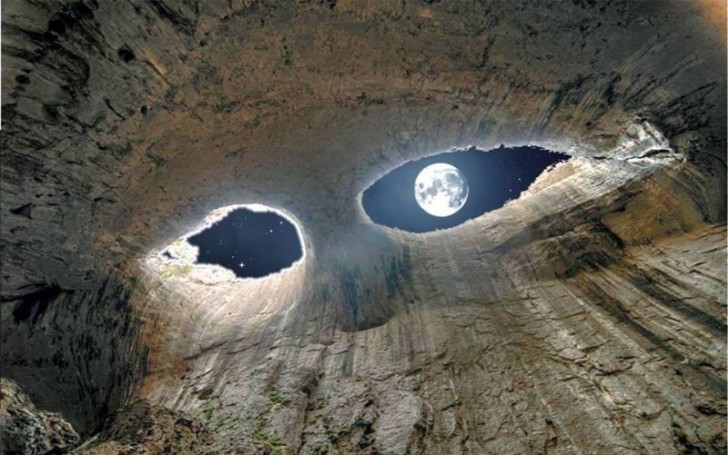 Oczy Boga. Jaskinia Prohodna, Bułgaria