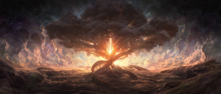 Niesamowite wyobrażenie drzewa życia autorstwa Noah Bradleya