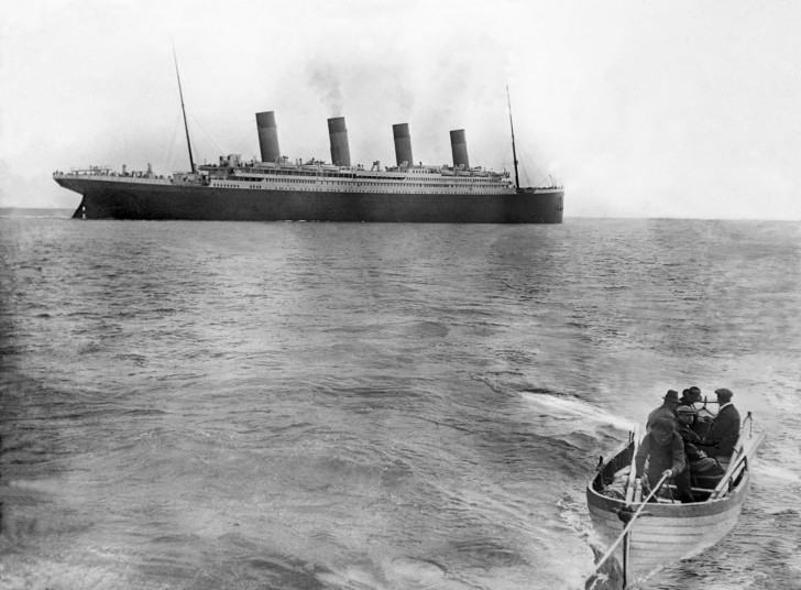 The last known photo of the RMS Titanic afloat