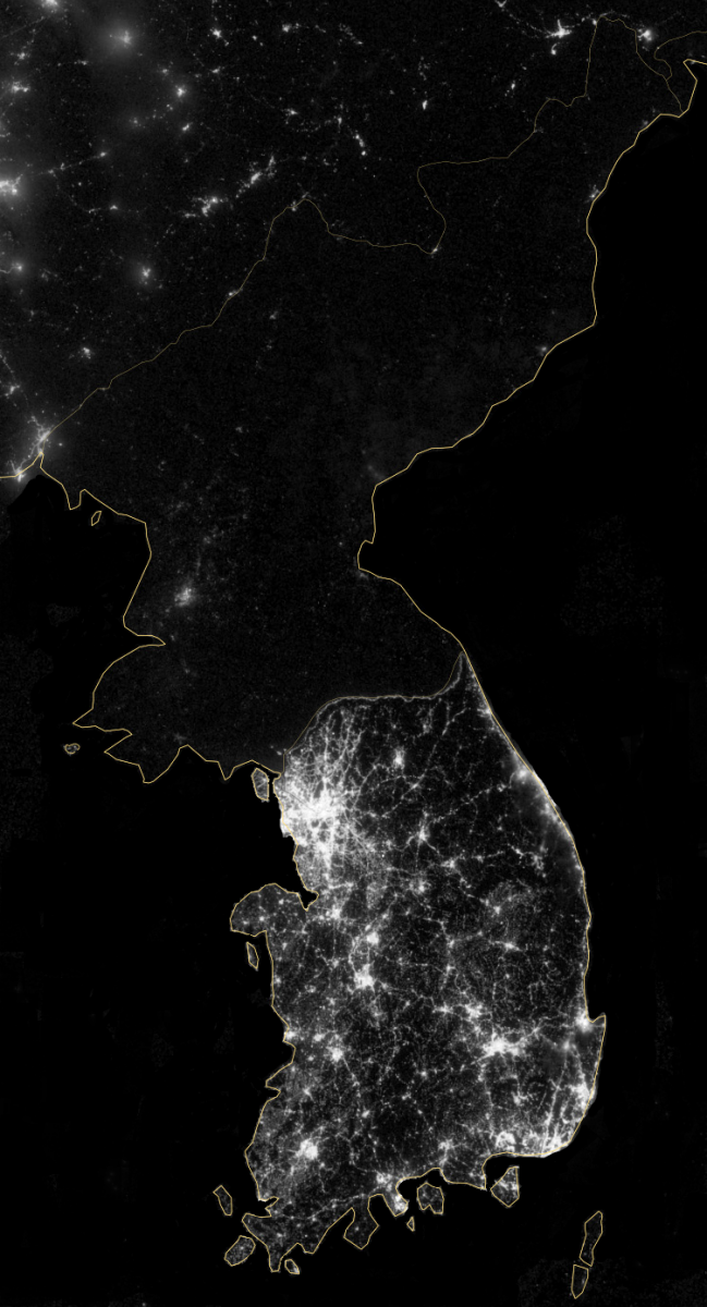 KoreaAtNight20121205_NASA