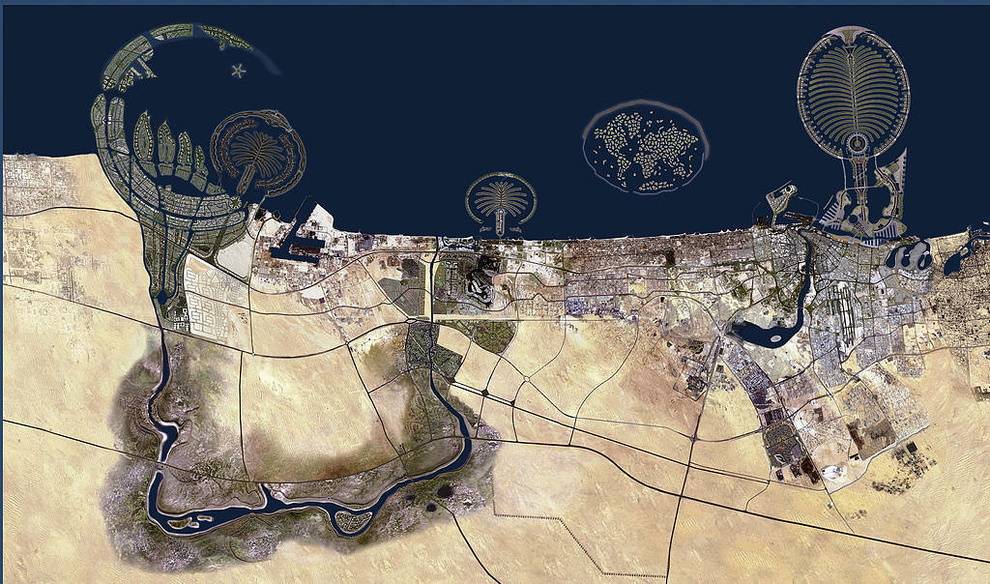 Dubaj od góry